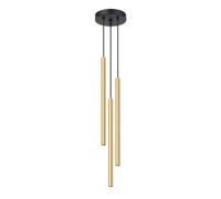 Luminosa Lighting Luminosa Pastelo Modern Cluster Pendant Ceiling Light Polished Gold 3X G9