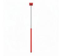 Luminosa Lighting Luminosa Pastelo Slim Pendant Ceiling Light Red 1X G9
