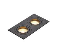 Luminosa Lighting Luminosa Pasto Adjustable Firerated 2 Light Recessed Downlight Black