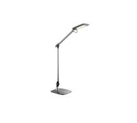 Luminosa Lighting Luminosa Pattaya Desk Task Lamp Silver Grey Led Dimmable 5000-3000K Touch Dimmer