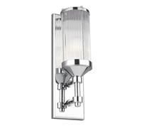 Luminosa Lighting Luminosa Paulson 1 Light Indoor Wall Light Chrome Ip44, G9