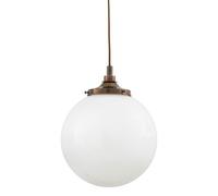 Luminosa Lighting Luminosa Pelagia Bathroom 35Cm Globe Pendant, Antique Brass, Ip44