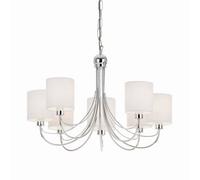 Ensora Lighting Livia 7 Light Pendant, White