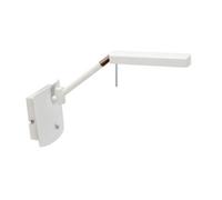 Luminosa Lighting Luminosa Phuket Wall Lamp 1 Light 7W Led 3000K, 600Lm, Matt White, Polished Chrome
