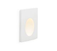 Plas LED 1 Light Indoor Recessed Wall Light White Plaster Netlighting White One Size