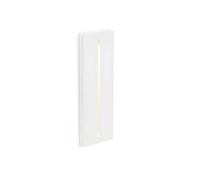 Luminosa Lighting Luminosa Plas Led 1 Light Indoor Recessed Wall Light White Plaster
