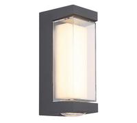 Luminosa Lighting Luminosa Plixon Outdoor Modern Wall Lamp Anthracite Matt Ip54 Led 3000K