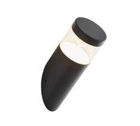 Luminosa Lighting Luminosa Pollux 3000K Led Outdoor Modern Slanted Wall Lamp Black Ip44