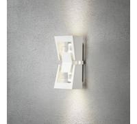 Luminosa Lighting Luminosa Potenza Outdoor Small Modern Up Down Wall Light White Gu10, Ip54