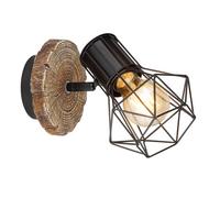 Luminosa Lighting Luminosa Priska Single Spotlight Black 1X E27