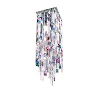 Luminosa Lighting Luminosa Prisma Crystal Ceiling Light Chrome