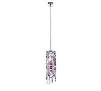 Luminosa Lighting Luminosa Prisma Crystal Pendant Ceiling Light Chrome