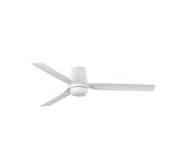 DC Ceiling Fan Punt Tub WH-WH with LED & Remote
