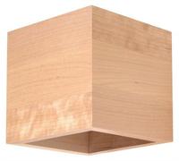 Luminosa Lighting Luminosa Quad 1 Light Wall Light Natural Wood, G9