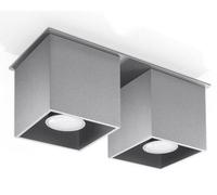 Luminosa Lighting Luminosa Quad 2 Light Suface Mounted Downlight Grey, Gu10