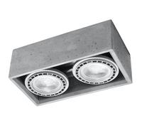 Ceiling lamp concrete Quatro industrial Design GU10