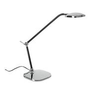 Luminosa Lighting Luminosa Queen Led 1 Light Table Lamp Chrome, Black