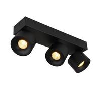 Luminosa Lighting Luminosa Rae Ceiling Spotlight Bar Matt Black 3X Led 3000K