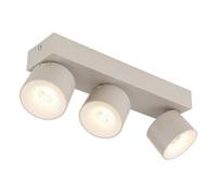 Luminosa Lighting Luminosa Rae Ceiling Spotlight Bar Matt Sand 3X Led 3000K