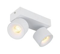 Luminosa Lighting Luminosa Rae Twin Ceiling Spotlight White Matt 2X Led 3000K