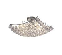 Luminosa Lighting Luminosa Rayne Flush Ceiling Lamp With Acrylic Spheres, 4 Light E14 Polished Chrome