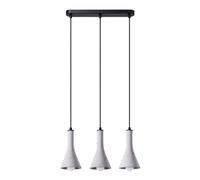 Luminosa Lighting Luminosa Rea Modern Bar Pendant Ceiling Light Concrete 3X E14