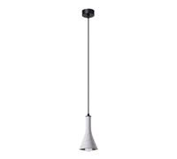 Luminosa Lighting Luminosa Rea Modern Dome Pendant Ceiling Light Concrete 1X E14