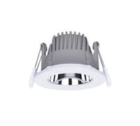 Luminosa Lighting Luminosa Recess Pro Downlight 75mm Cutout 6W 600Lm 100Lm/w 4000K 60 Beam Ip44 Non Dimmable White
