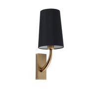 Luminosa Lighting Luminosa Rem Wall Light With Shade Gold, E27