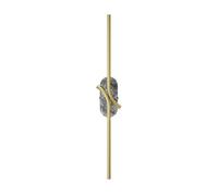 Luminosa Lighting Luminosa Renaissance Modern Integrated Led Wall Lamp Brass, Grey 3000K 200Lm White Shade