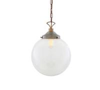 Luminosa Lighting Luminosa Riad 35Cm Globe Pendant, Antique Brass