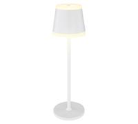 Luminosa Lighting Luminosa Ridley Bedside Table Lamp White Matt Ip54 Led Dimmable 3000K Touch Dimmer