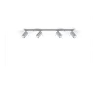 Luminosa Lighting Luminosa Ring 4 Light Spotlight Bar Grey, Gu10