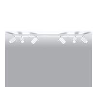Sollux Plafond Ring 6L White, White