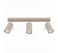 Luminosa Lighting Luminosa Ring Ceiling Spotlight Bar Taupe 3X Gu10