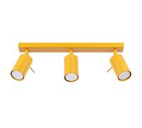 Luminosa Lighting Luminosa Ring Ceiling Spotlight Bar Yellow 3X Gu10