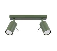 Luminosa Lighting Luminosa Ring Modern Twin Ceiling Lamp 2 Olive Green