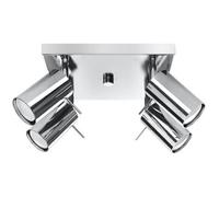 Ceiling Lamp Steel Ring Modern Design Gu10 Practical Everyday Use