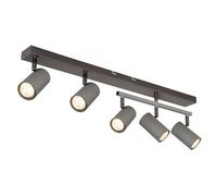 Netlighting Robby Ceiling Spotlight Bar Gunmetal 5x GU10 in Grey Netlighting Grey
