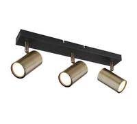 Luminosa Lighting Luminosa Robby Ceiling Spotlight Bar Matt Black 3X Gu10