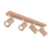 Luminosa Lighting Luminosa Robby Ceiling Spotlight Bar Peach Fuzz Matt 4X Gu10