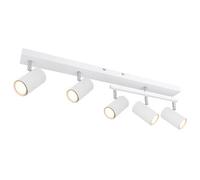 Luminosa Lighting Luminosa Robby Ceiling Spotlight Bar White 5X Gu10