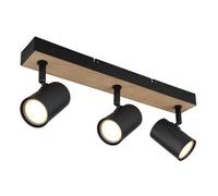 Luminosa Lighting Luminosa Robby Twin Ceiling Spotlight Matt Black 3X Gu10
