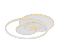 Luminosa Lighting Luminosa Roderick 55X46Cm Integrated Led Semi Flush Ceiling Light White Matt 4X Led Dimmable 2700-6000K Remote Control