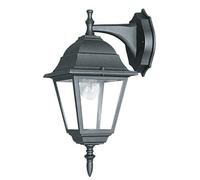 Luminosa Lighting Luminosa Roma Outdoor Down Wall Lanterns Black, Ip44 19.5X35X14.6Cm