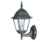 Luminosa Lighting Luminosa Roma Outdoor Up Wall Lanterns Black, Ip44 19.5X35X14.6Cm