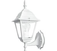 Luminosa Lighting Luminosa Roma Outdoor Up Wall Lanterns White, Ip44 19.5X35X14.6Cm