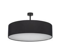 TK Lighting Rondo ceiling light with spacing, dark grey Ø 60 cm