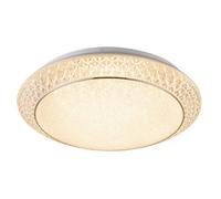 Luminosa Lighting Luminosa Ronja Decorative Flush Ceiling Light White Led Dimmable 2700-6500K Remote Control
