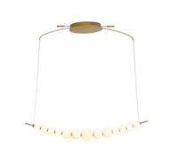 Luminosa Lighting Luminosa Ronza Bar Pendant Ceiling Light Gold 3000K Warm White